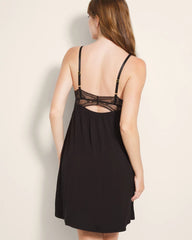 BLACK - Soft Support Lace Chemise | Soma