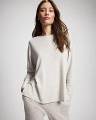 HEATHER STONE - Ultra Soft Fleece Dolman Top | Soma