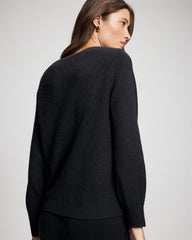 MIDNIGHT SKIES - Shimmer Cable Knit Sweater | Soma