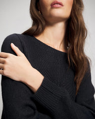 MIDNIGHT SKIES - Shimmer Cable Knit Sweater | Soma