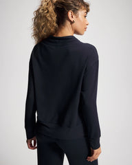 MIDNIGHT SKIES - Ultrasoft Fleece Relaxed Funnel Neck Sweatshirt | Soma