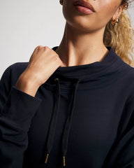 MIDNIGHT SKIES - Ultrasoft Fleece Relaxed Funnel Neck Sweatshirt | Soma