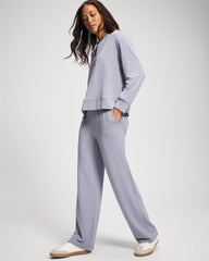 PERFECT SKY - Ultrasoft Fleece Quarter Zip Sweatshirt | Soma