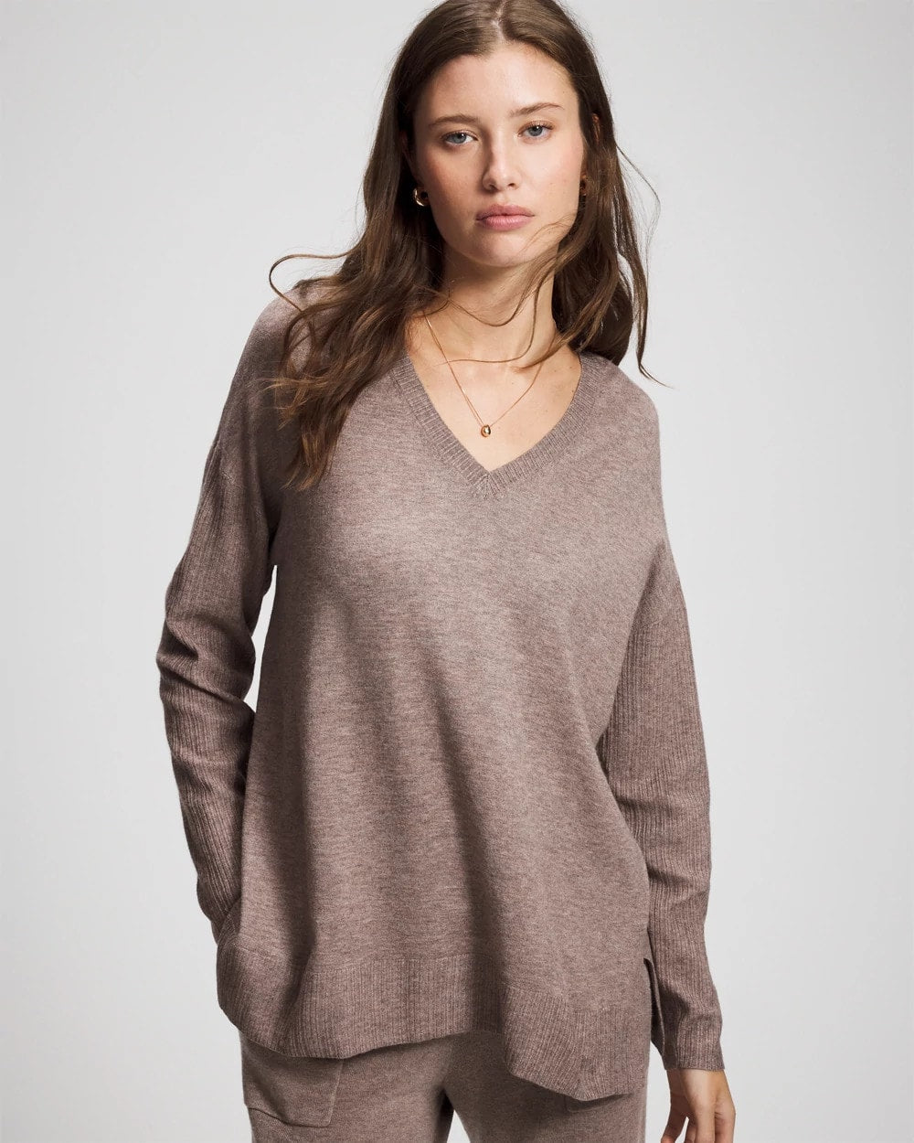 HEATHER FAWN - Premier Knit Sweater | Soma