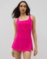 DRAGON FRUIT - Beyond Control Grommets Swim Dress | Soma