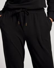 BLACK - Essential Terry Jogger | Soma