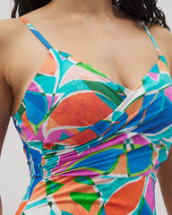 TEAL - Beyond Control Captiva Island Draped V One-Piece | Soma