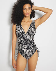 FLY BY NIGHT MINI BLACK - V-Neck One-Piece | Soma