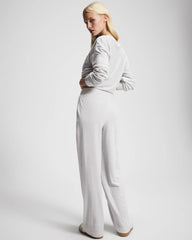 VAPOR GRAY - Velour Straight Leg Pants | Soma