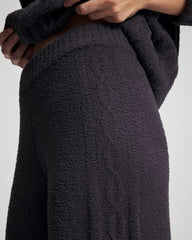 GRAY INK - Cable Knit Plush Ankle Pant | Soma