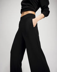 BLACK - Modern Modal Straight Leg Pant | Soma