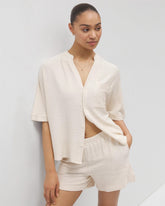 PARCHMENT - Crinkle Knit 5 Inch Short | Soma