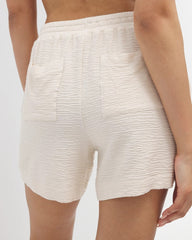 PARCHMENT - Crinkle Knit 5 Inch Short | Soma
