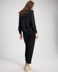 MIDNIGHT SKIES - Premier Knit Straight Leg Ankle Pant | Soma
