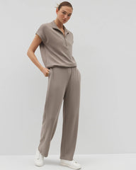 SMOKED TRUFFLE - Wide Leg Pant | Soma