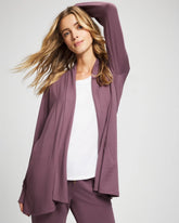 PURPLE FLINT - Ultrasoft Fleece Cardigan | Soma