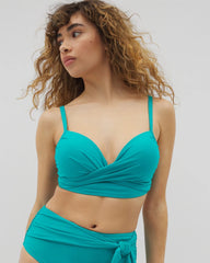 SURFSIDE TEAL - Twist Bikini Top | Soma