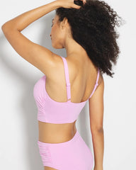 META MAUVE - V-Wire Cropped Bikini Top | Soma