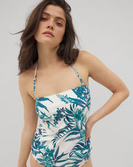 PALM PERFECT COCONUT - Bandeau Tankini Top | Soma