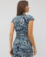 SHOW OFF PAISLEY NAVY - Twist Short Bra Dress | Soma