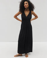 BLACK - Isla Cross Back Maxi Bra Dress | Soma