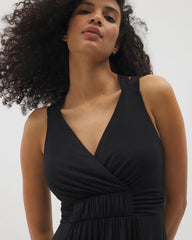BLACK - Isla Cross Back Maxi Bra Dress | Soma