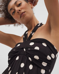 MOVEMENT DOT BLACK - Retreat Maxi Bra Dress | Soma