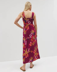SUNRISE FLORA RED BEAUTY - Bahia Maxi Bra Dress | Soma