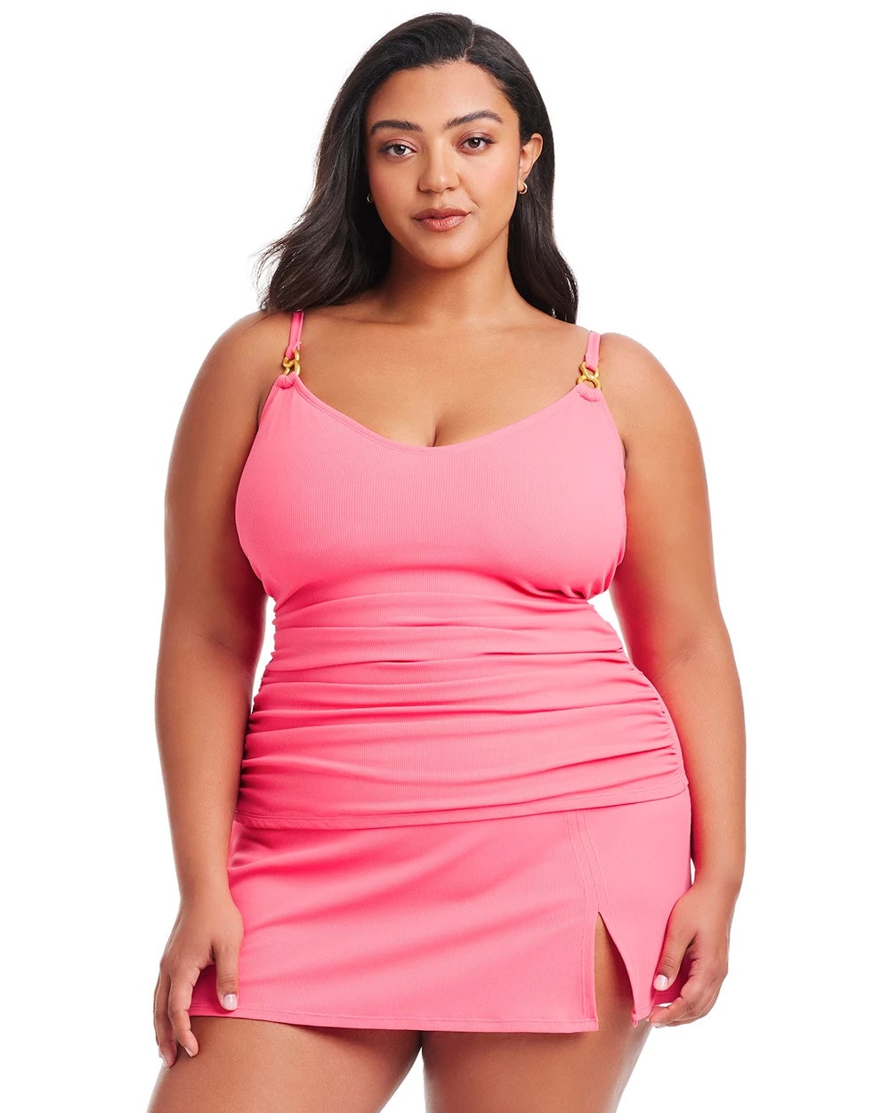 BARDOT BLUSH - Pique Ole V-Neck Tankini | Soma