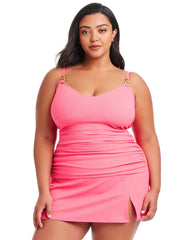 BARDOT BLUSH - Pique Ole V-Neck Tankini | Soma