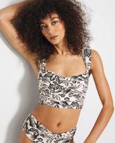 FLY BY NIGHT MINI COCONUT - Twist Cropped Bikini Top | Soma