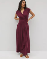 VELVET PLUM - Serenity Maxi Bra Dress | Soma