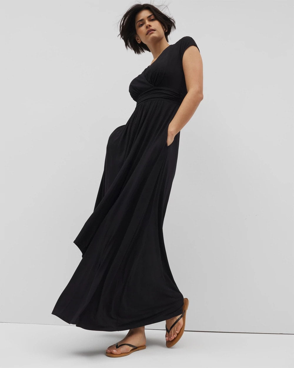 BLACK - Serenity Maxi Bra Dress | Soma