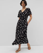 MOVEMENT DOT BLACK - Oasis Midi Bra Dress | Soma