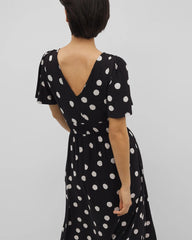 MOVEMENT DOT BLACK - Oasis Midi Bra Dress | Soma
