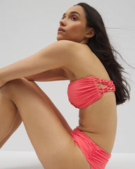 BARDOT BLUSH - Bleu Rod La Cote Dazure Macrame Bandeau | Soma