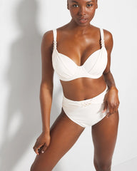 COCONUT WATER - Ring Master Draped Underwire Swim Top | Soma