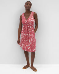 SHOW OFF PAISLEY PEACH - V-Neck Short Bra Dress | Soma