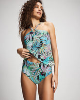 BLACK MULTI - Sea Life High-Waist Swim Bottom | Soma