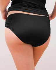 BLACK - Ruched Side Bikini Bottom | Soma