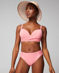 SHELL PINK - Ruched Bikini Bottoms | Soma