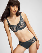 PETROL W GREEN MIST - Unlined Bra | Soma