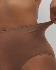CINNAMON LATTE - Mid-Level Shaping Seamless Brief | Soma