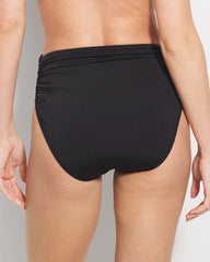 BLACK - Beattie Side-Shirred Bikini Bottom | Soma