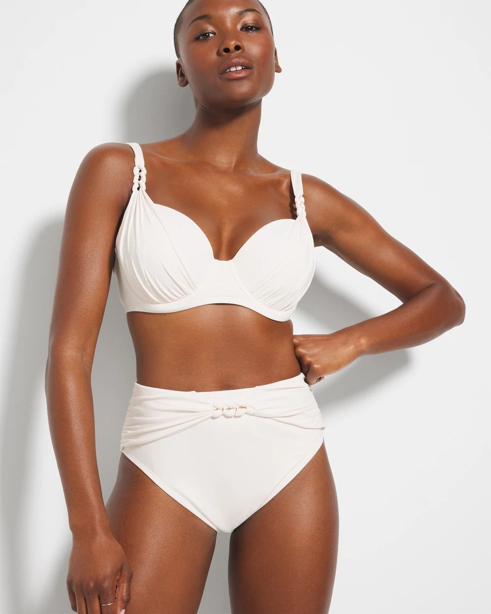 COCONUT WATER - Ring Master High-Waist Swim Bottom | Soma