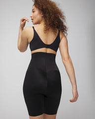 BLACK - Mid-Level Shaping Vanishing Edge High-Waist Thigh Slimmer | Soma