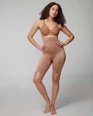 WARM SIENNA - Mid-Level Shaping Vanishing Edge High-Waist Thigh Slimmer | Soma