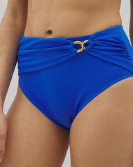 AZUR PARK - Pique Ole Shirred High-Waist Brief Bottom | Soma