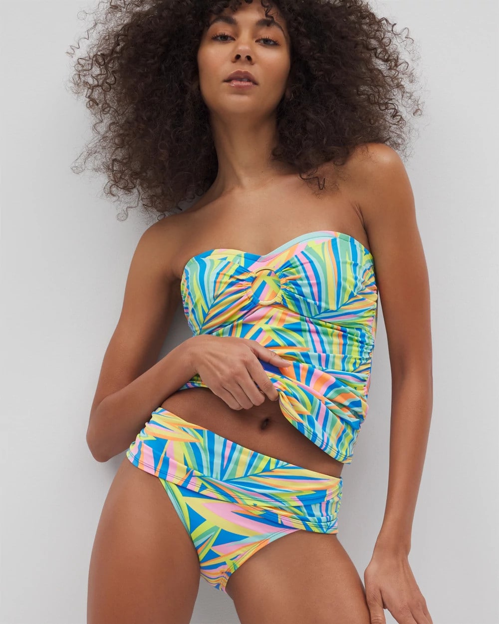MULTI - On the Bright Side Sarong Hipster Bottom | Soma
