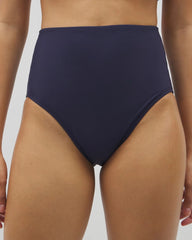 DARK NAVY - Beyond Control Sea Life High-Waist Swim Bottom | Soma